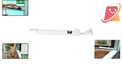 Door Closer Plastic White Standard-Duty Smooth Hold Open Easy Installation