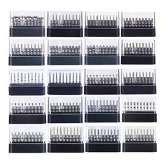 100pcs Dental Super Coarse Diamond FG Burs for High Speed Handpiece AZDENT