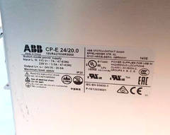ABB CP-E 24/20.0, 24Vdc, 20 Amp Power Supply, Powers Up