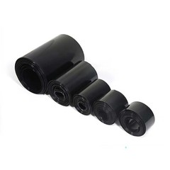 PVC Heat Shrink Tubing Wrap RC Battery Pack 7mm – 500mm Flat Size Black