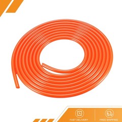 10 Feet 6mm PU Transmission Round Belt Urethane Belting Orange