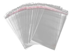 1000 pcs 3.5″x4.5″ Resealable Poly Bags Transparent Opp Bag Self Adhesive Seal