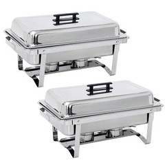 2/4/6/8 Pack 8QT Chafing Dish Wedding Buffet Stainless Steel Chafer Full Size