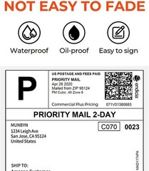 1000 labels 4×6 Fanfold Direct Thermal Shipping Labels Perforated Zebra & Rollo