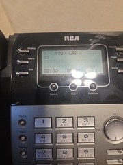 RCA VISYS 25424RE1A Corded Phone – Black/Silver