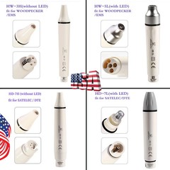 Ultrasonic Piezo Scaler Handpiece LED Fit Woodpecker/EMS/SATELEC USA Dental USA