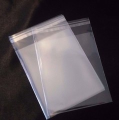 Clear Resealable Self-Adhesive Seal Cello Plastic bags 3-3/4 x 6-3/4 1.2Mil Poly