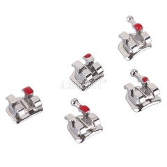 Dental Ortho Metal Brackets Mini / Standard / MBT 018 / 022 345 Hooks AZDENT
