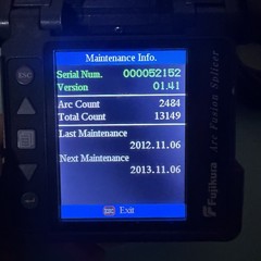 Fujikura FSM-60S Fusion Splicer w/ CT-30 Cleaver – 13k Arcs N.A.
