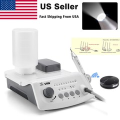 USA Dental Ultrasonic Scaler fit EMS Cavitron + LED Handpiece+Tips+Bottle VRN-A8