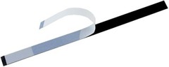 Peel-and-Stick Tin Tie for Coffee bag or Nose Bridge – 100 Pack ,Black, 7 inch,