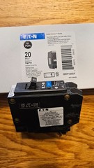 Eaton BRP 20A, 15A 1-Pole Circuit Breaker AFCI/GFCI/COMBO