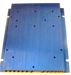 6 Large Flat Blue Aluminum Heat sink 8″ H x 1″ W x7″ L NEW 05S98-00012