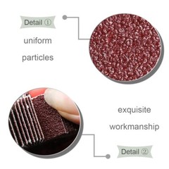5PCS Drill Flap Wheel Sander 1-1/2x1x1/4″Flapper Sanding Grinding 40 80 120 Grit