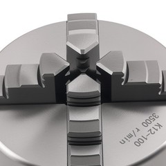 100mm Self Centering 4 Jaw Metal Chuck K12-100 for Small Lathe Milling