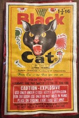 Vintage Black Cat Firecracker Label Only – Li & Fung Hong Kong China