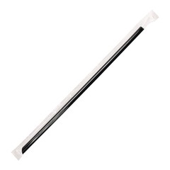 Karat C9035 9 in. Jumbo Straws – Black (2000/Carton) New