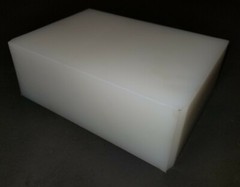(QTY 6) UHMW Polyethylene Plastic 2-1/2” x 5” x 7” (oversized) FREE SHIPPING