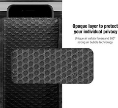 50 #000 4×8 Black Poly Bubble Padded Envelopes Self-Sealing Mailers