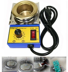 350W Lead Free Solder Pot Titanium Soldering Melting Furnace 1.2KG Capactity