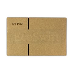 40 5x3x2 EcoSwift Cardboard Packing Moving Shipping Boxes Corrugated Box Cartons