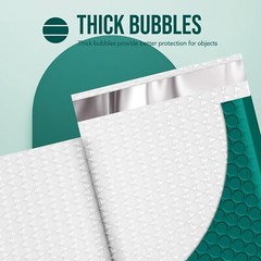500pc Large Bubble Mailers 10.5×16 Padded Envelope 10.5×15 Poly Bubble Bags #5