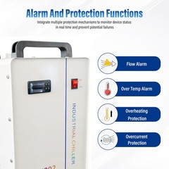 7L CW-5202 Industrial Water Chiller for 80-180W CO2 Laser Engraver Cutter
