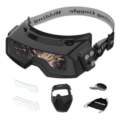 True Color Auto Darkening Welding Goggles Welder Glasses