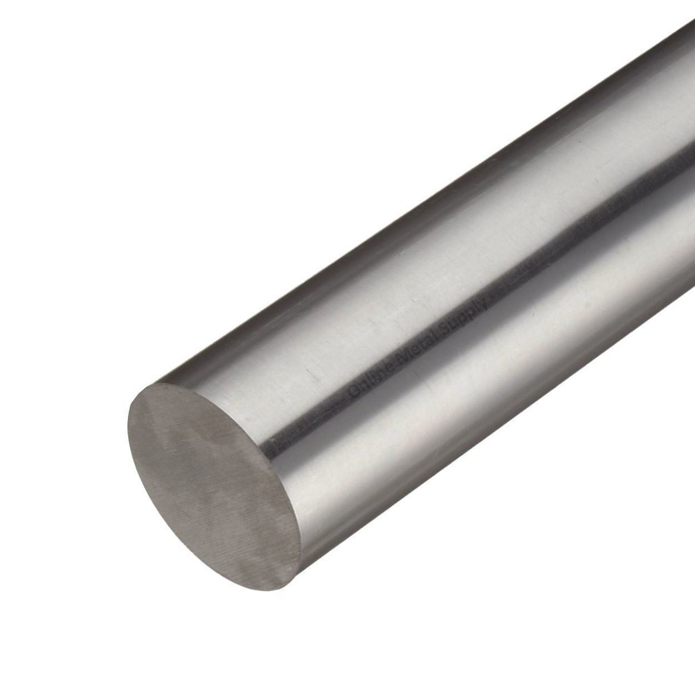 0.625 (5/8 inch) x 10 inches, 718 Nickel Alloy Round Rod, Annealed