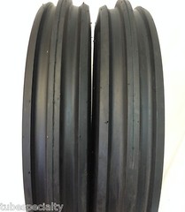 TWO NEW 5.00-15 W/TUBES 5.00×15, 3 Rib F2 Tractor FARMALL JOHN DEERE ALLIS
