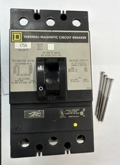 Square D 175A 3 Phase Pole Breaker 600V KAL36175 Line Load Lugs 175 Amp