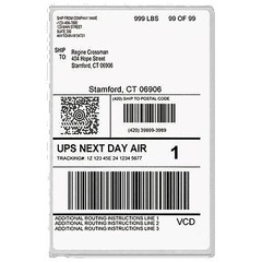 4000-10000 4×6 Fanfold Direct Thermal Shipping Labels for Zebra & Rollo Printers