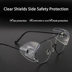 1~200 Pairs Side Shields For Eye Glasses Slip On Safety Glasses Shield Universal
