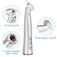 Dental Electric Handpiece 1:5 / 1:4.2 45 Degree Fiber Optic LED Contra Angle
