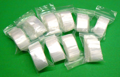 1×1 Mini Bags Clear Recloseable 2mil Poly 1″ x 1″ Baggies 1000 Pcs