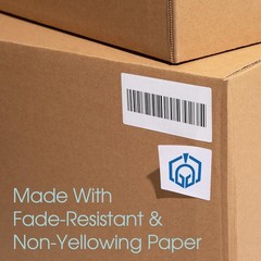 1″ X 1″ Matte White Printable Labels (100 Sheets, 6300 Stickers) Custom Stickers