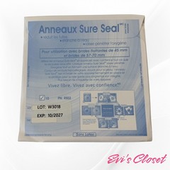 Ostomy Care New Sure Seal Rings Fits 2 1/4″ 2 3/4″ 2 Pack 10 Per Box Exp 10-2027