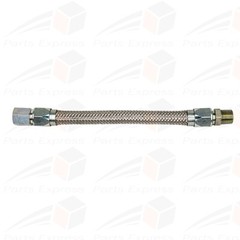 Flexible Stainless Steel Hose for High Pressure Steam Service [1/2″ NPT x 36″ L]