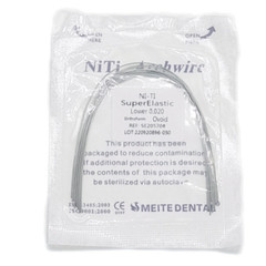 10 Bolsas Arcos de Ortodoncia Dental Redondos Niti Arco de Alambre Su