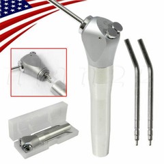 Dental 3 Way Air Water Spray Triple Syringe Handpiece w/ 2 Nozzles Tips Tubes