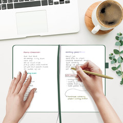Blank Sketch Notebook, A5 Hardcover, 160 Pages 100Gsm Thick Paper, Unlined Journ