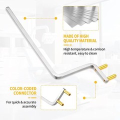 5x Dental X-Ray Positioning XCP Film Stainless Steel Indicator Aligning Arm kit