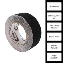 2″ or 4″ Anti Slip Non Skid High Traction Safety Grit Tape Strip Roll 30′ feet