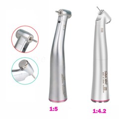 NSK Style Dental 1:5 1:4.2 Increasing Contra Angle LED Optic Fiber Handpiece ST