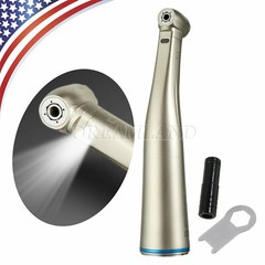 Dental Contra Angle Handpiece 1:1 LED Fiber Optic Low Speed φ2.35mm Fit NSK