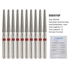 Dental Round Diamond Bur FG Pear Round End Taper Football Egg Barrel High Speed