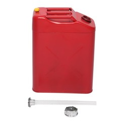 5 Gallon Large Capacity 20L Gas Gasoline Can Fuel Backup Metal Steel Tank Red