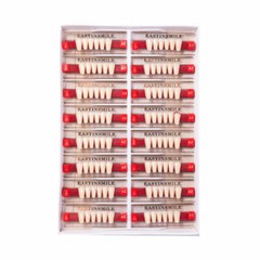 Dental Acrylic Resin Denture False Teeth Upper Lower Full Set A1/A2/A3 Shade USA