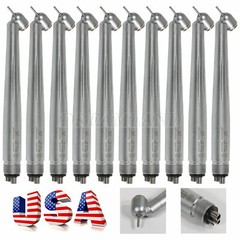 Dental 45 Degree Angle High Speed Surgical Handpiece Push Button 4-Hole Connect