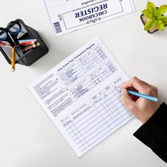 20 Pack Checkbook Register, Check Registers for Personal, Blank Ledger Transa…